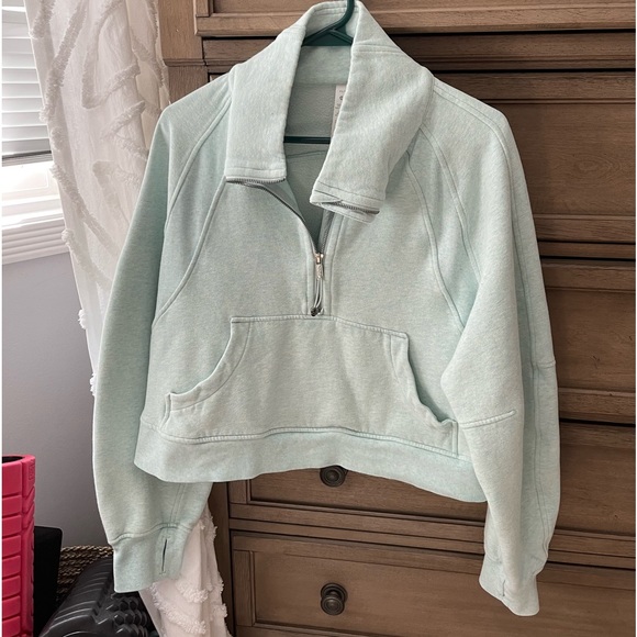 lululemon athletica Sweaters - Lululemon oversized Scuba- Mint XS/S